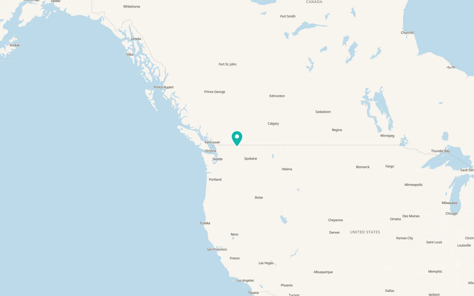Map of Tonasket