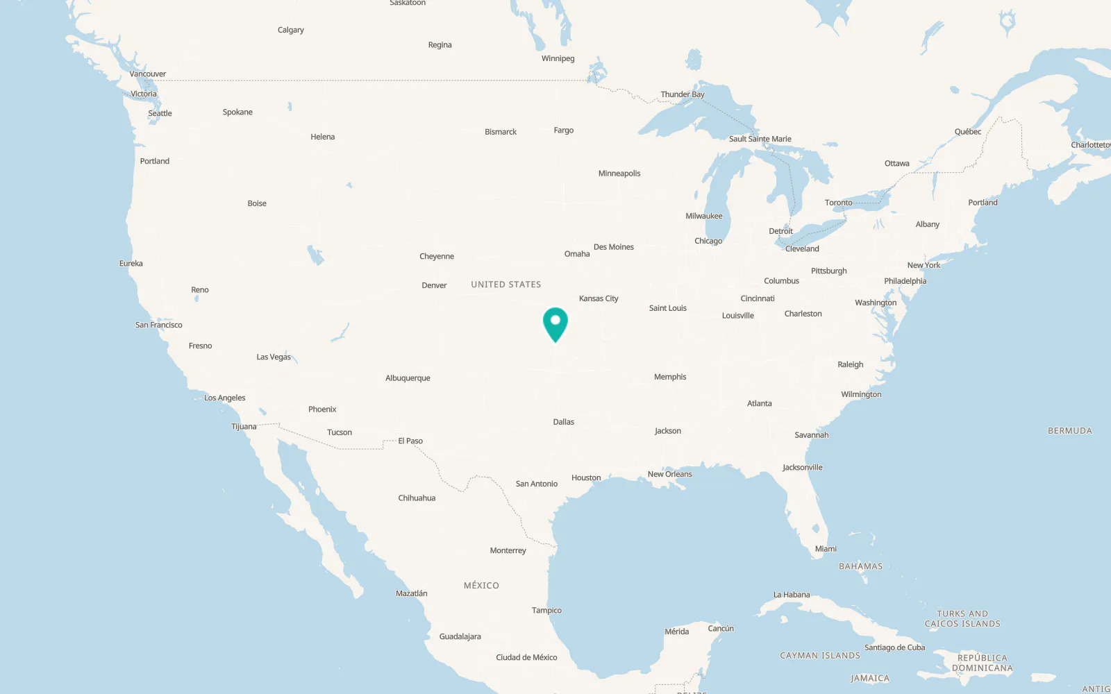 Map of Tonkawa