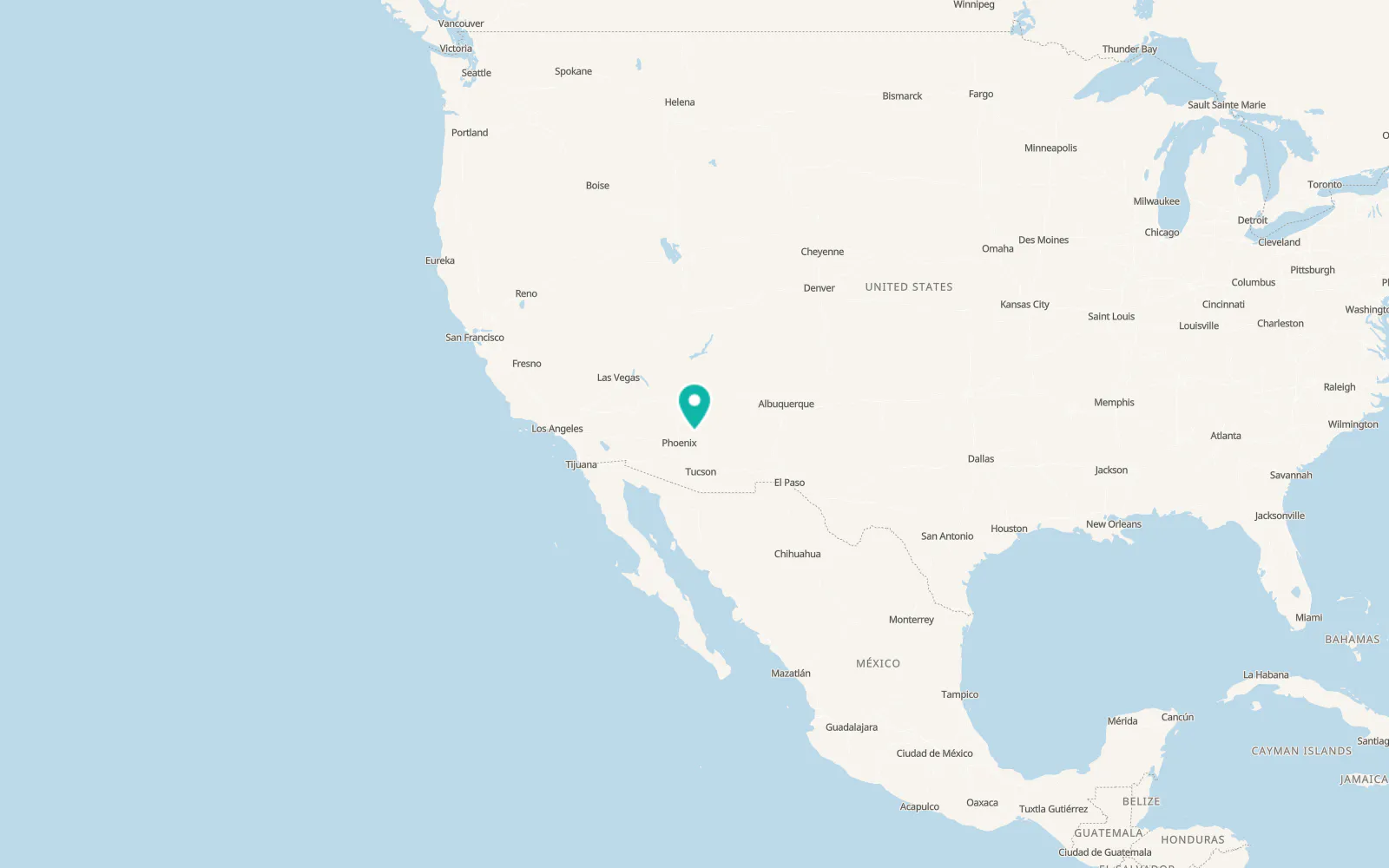 Map of Tonto Basin