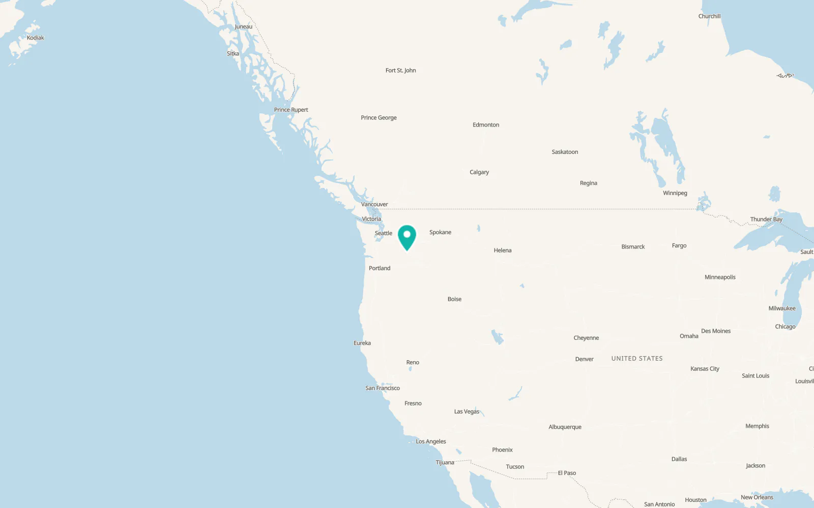 Map of Toppenish