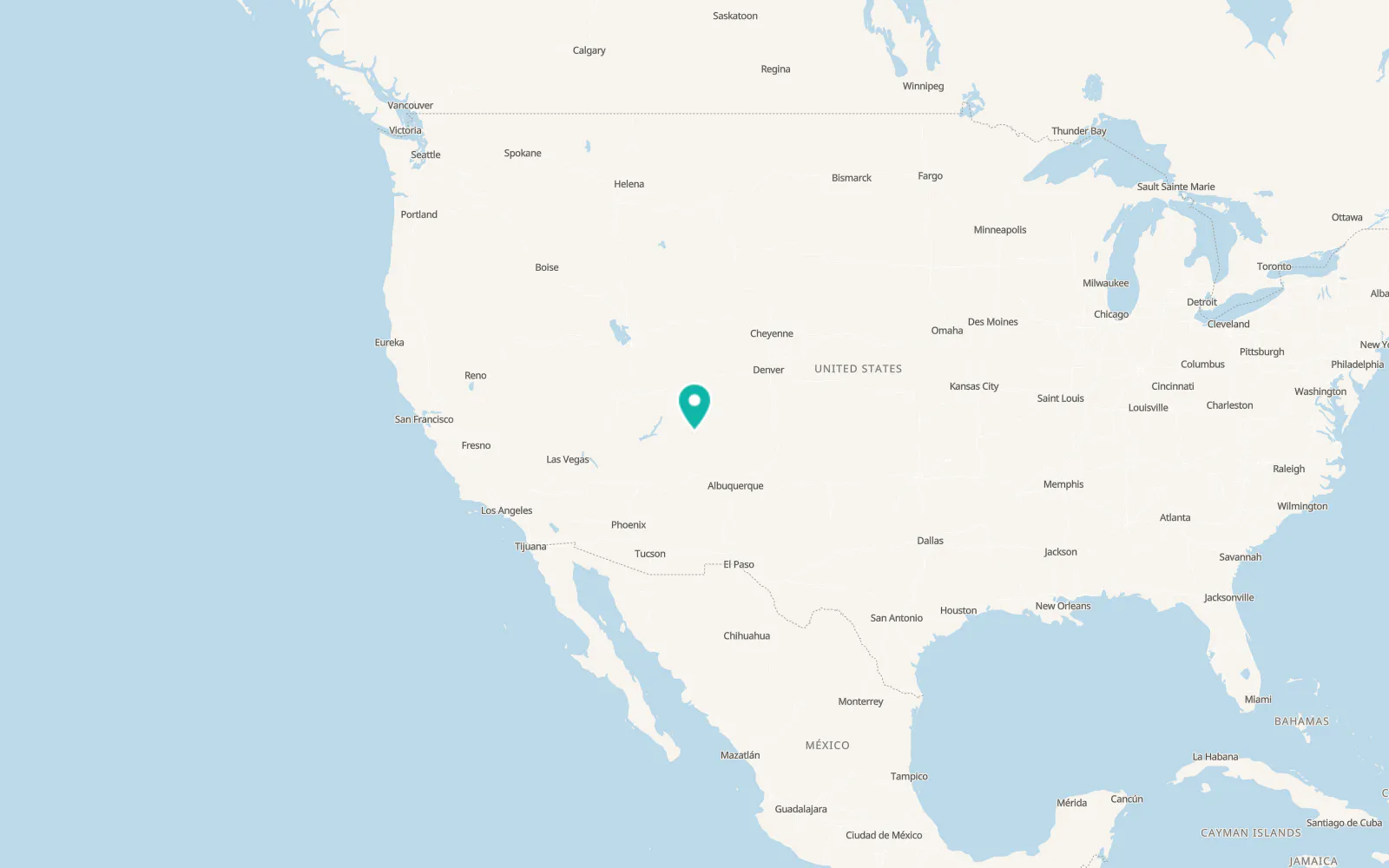 Map of Towaoc