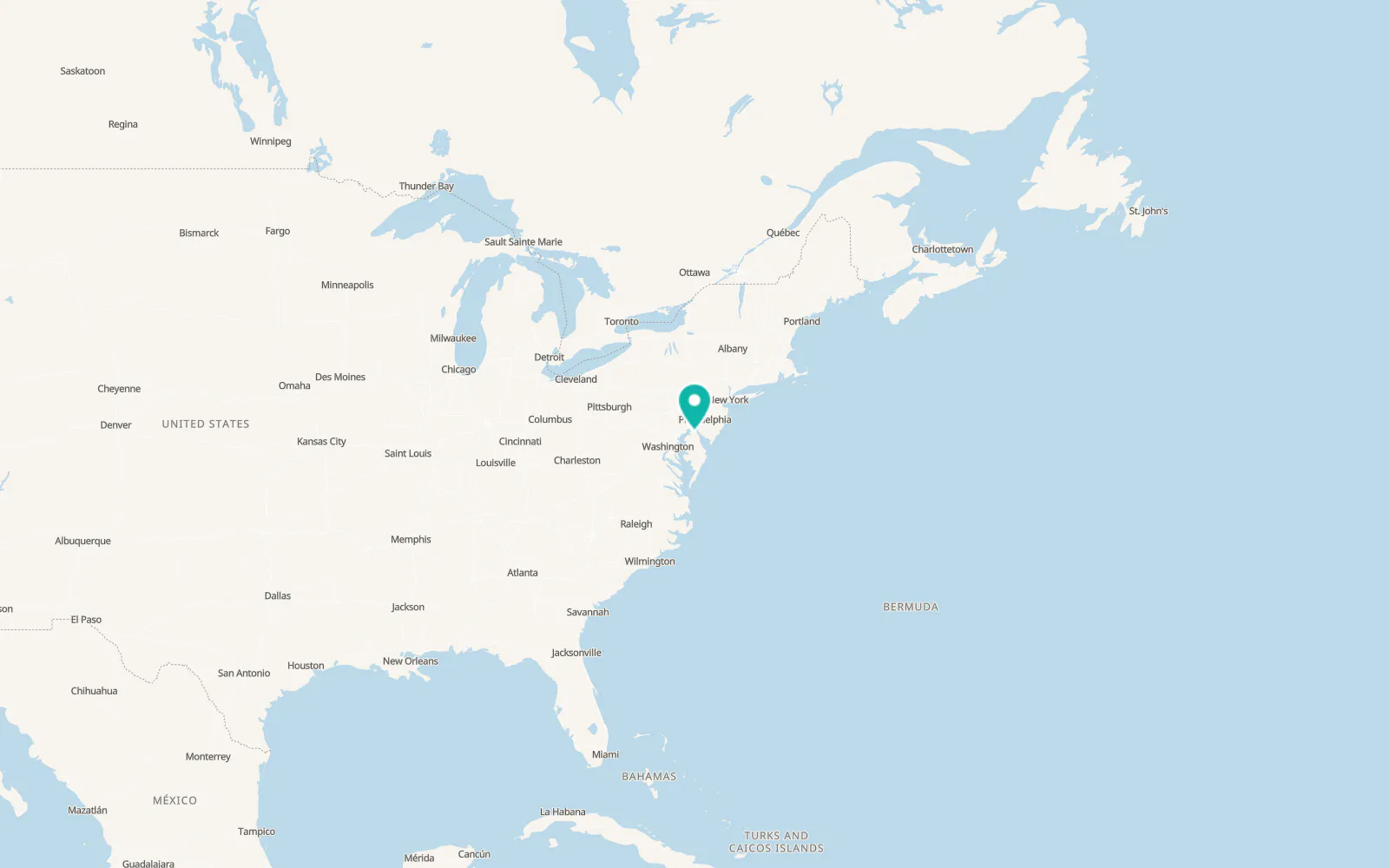 Map of Townsend