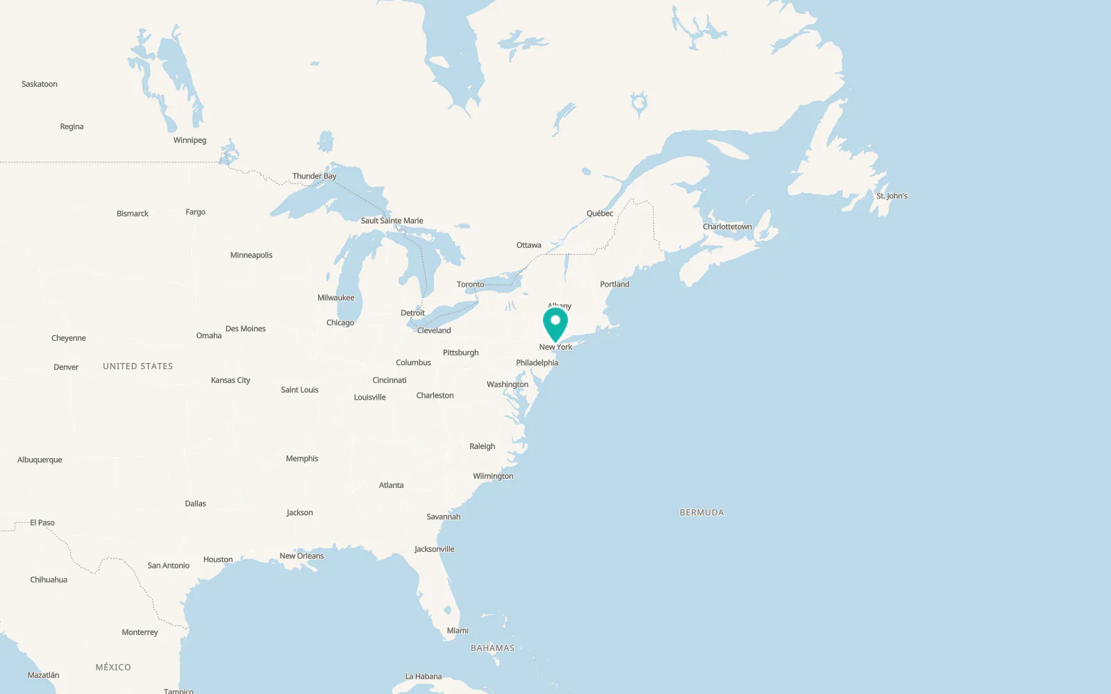 Map of Tribeca