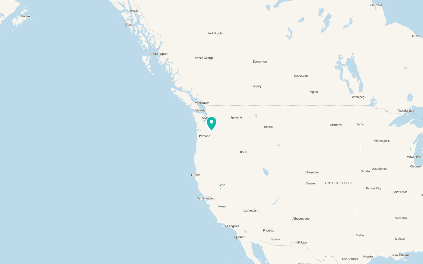 Map of Trout Lake