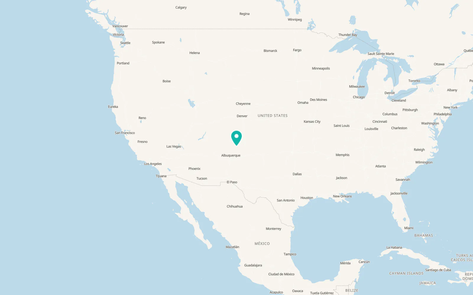 Map of Truchas