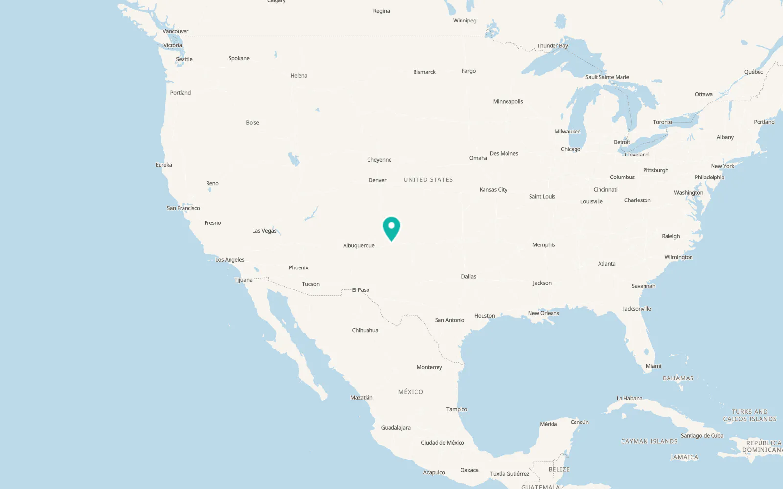 Map of Tucumcari