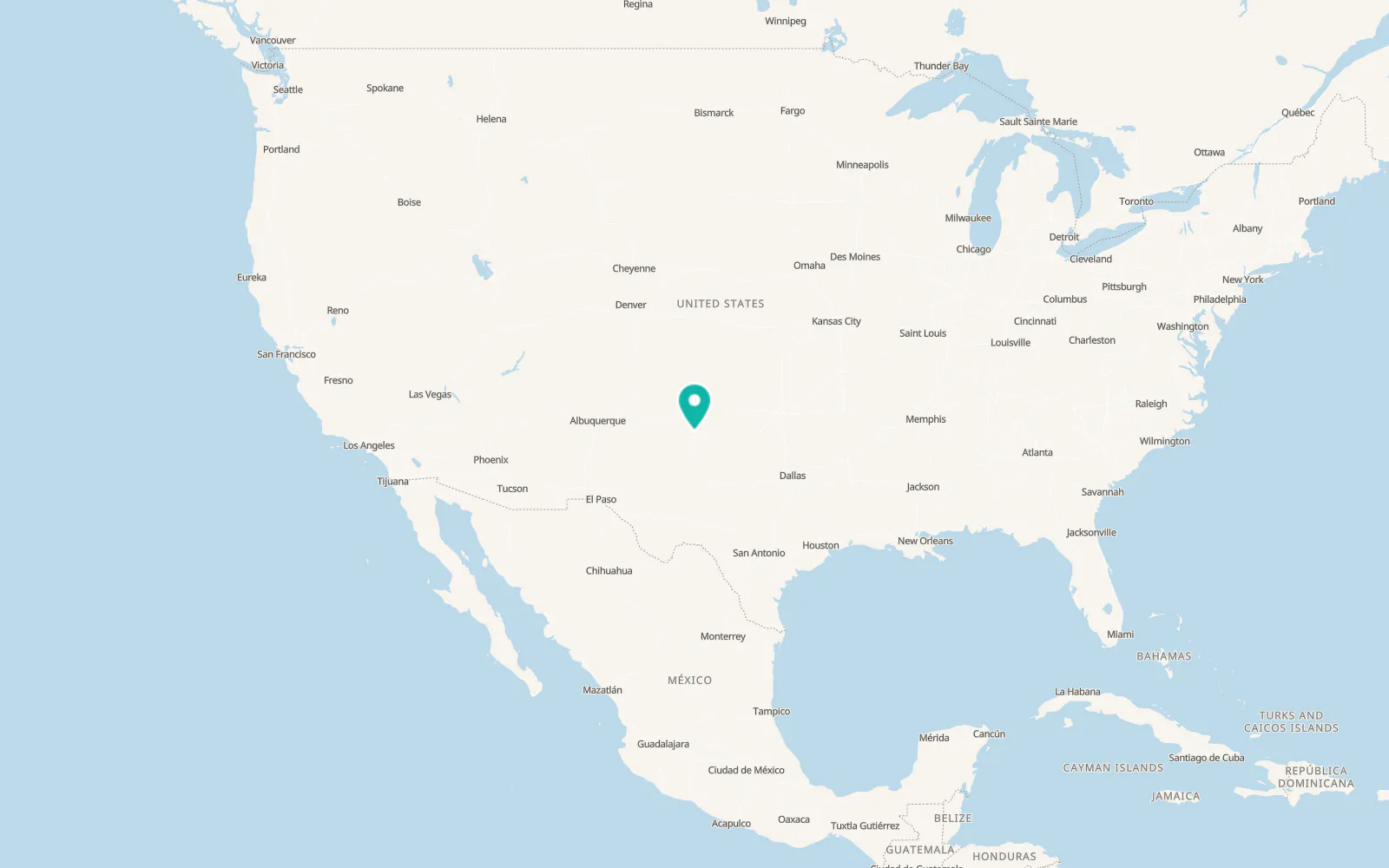 Map of Tulia