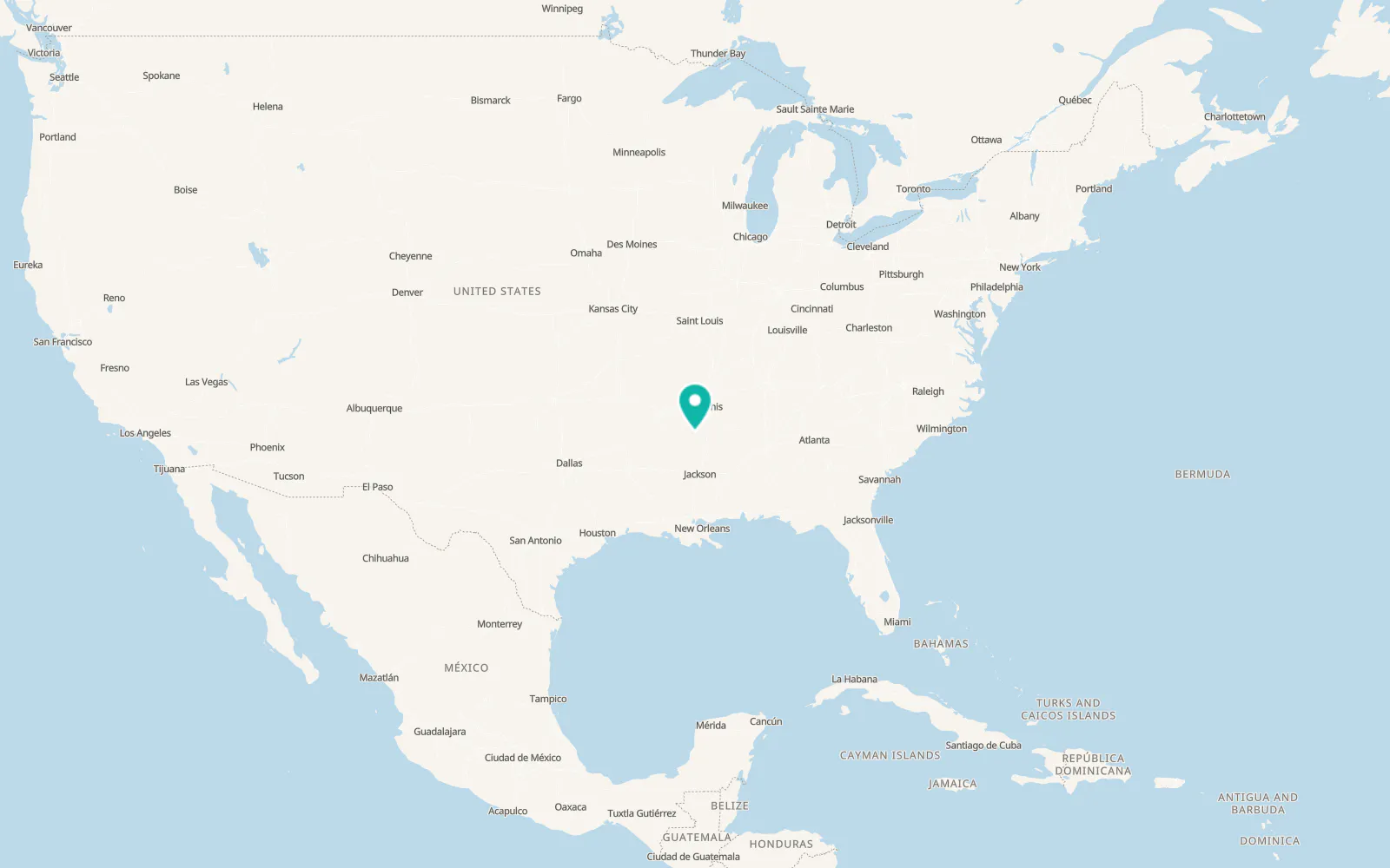 Map of Tutwiler