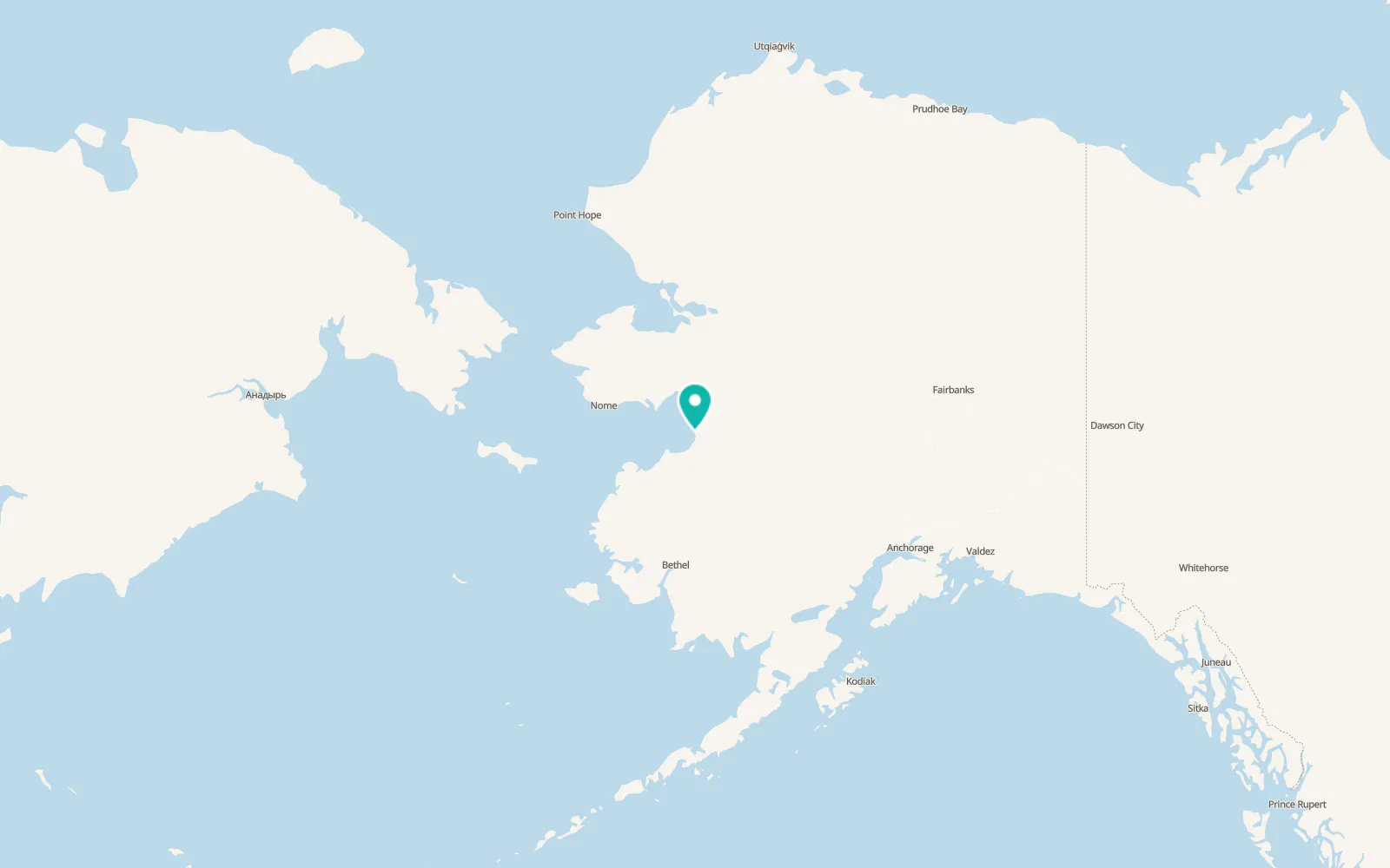 Map of Unalakleet