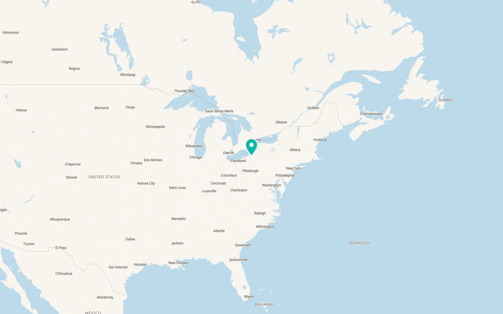 Map of Union City