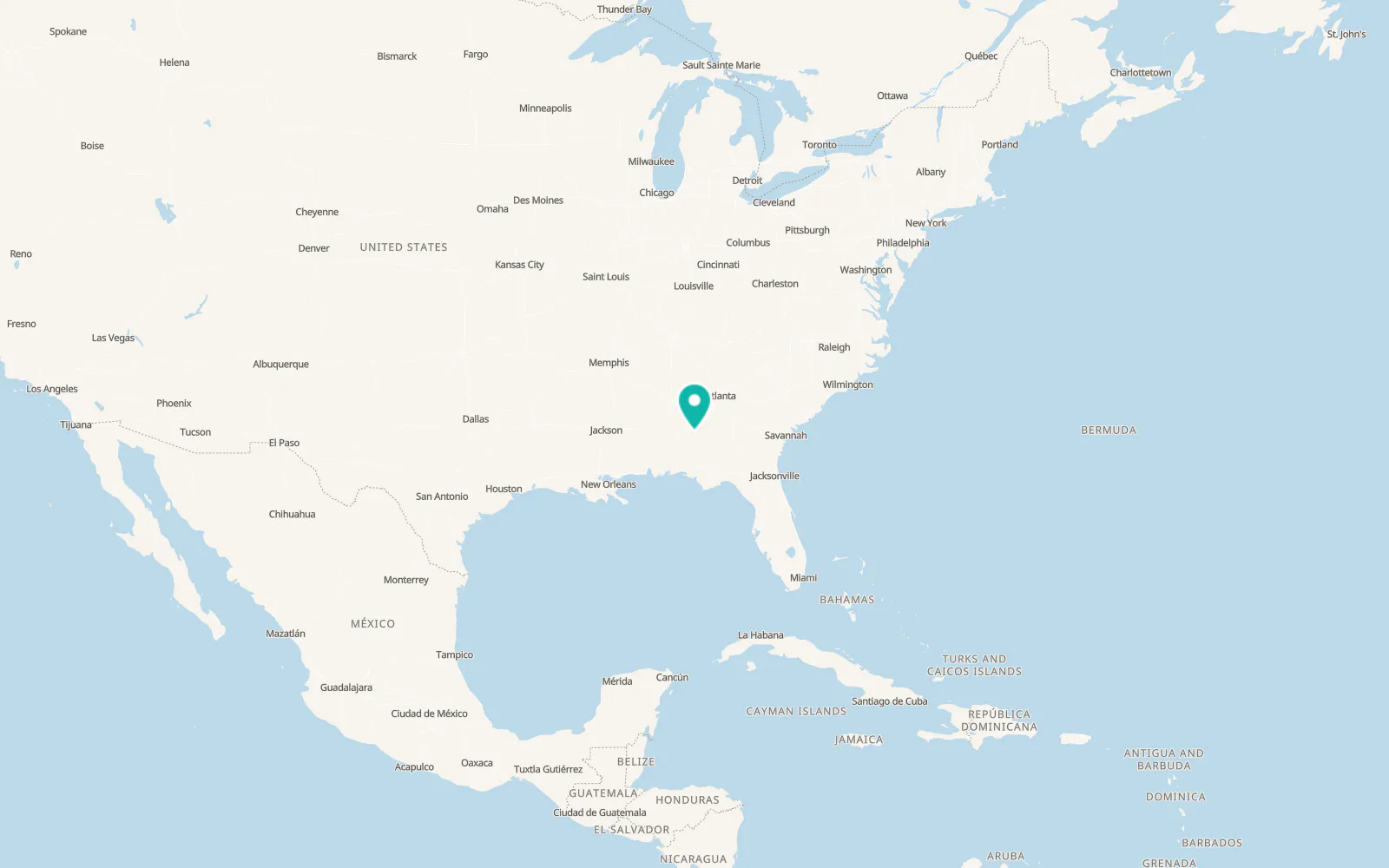 Map of Union Springs