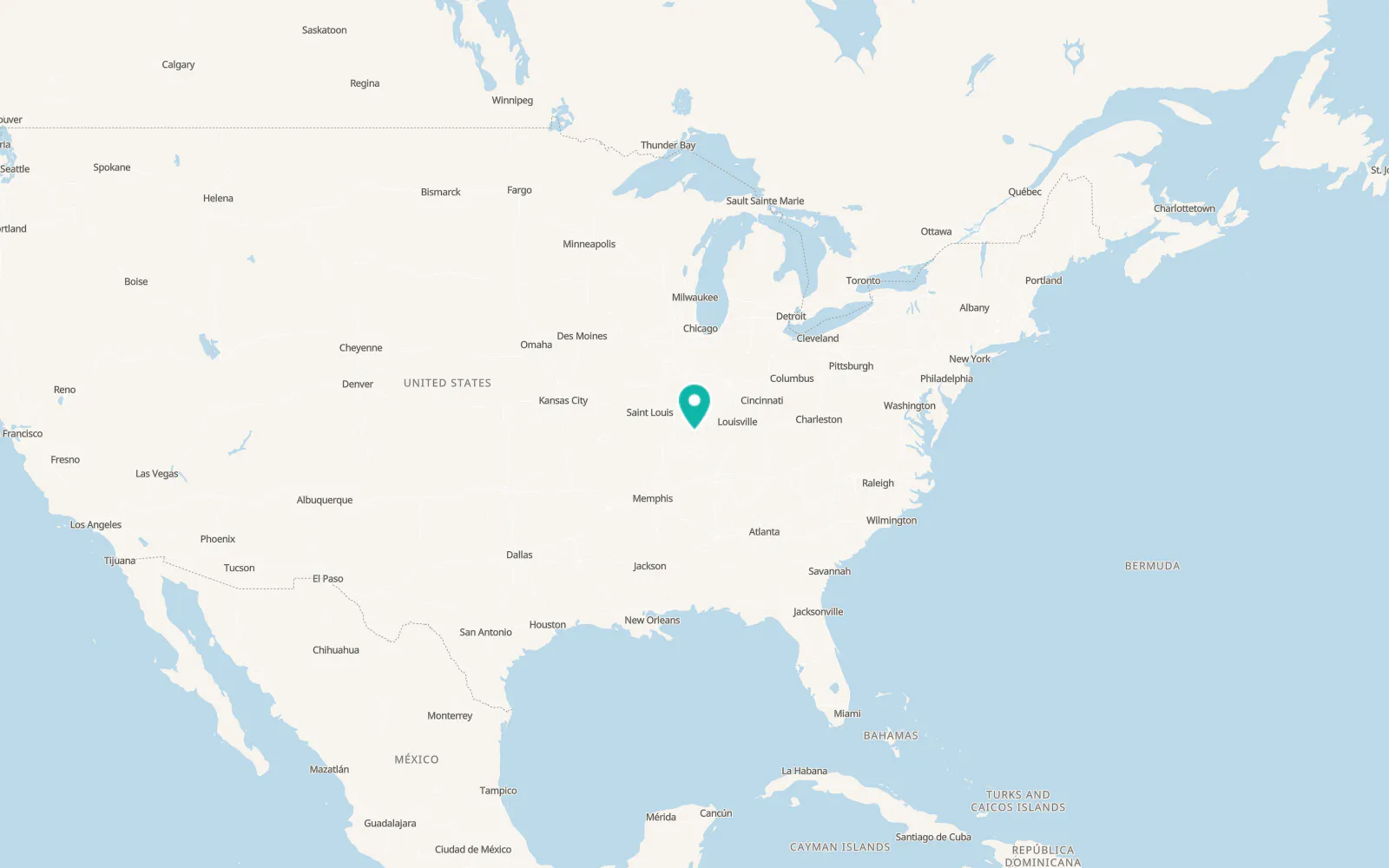Map of Uniontown