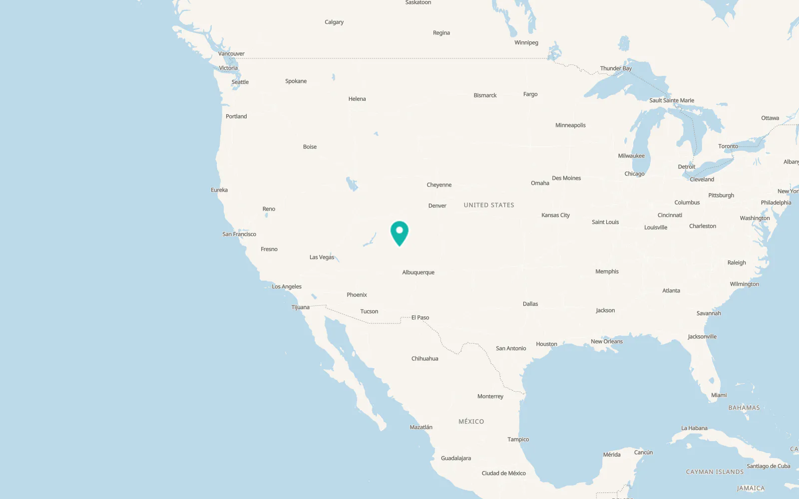 Map of Upper Fruitland
