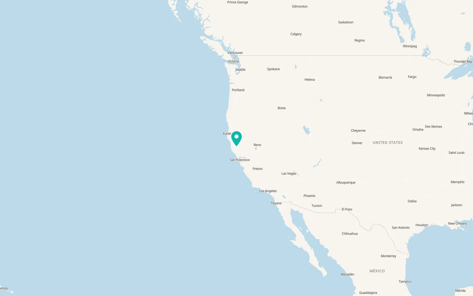 Map of Upper Lake