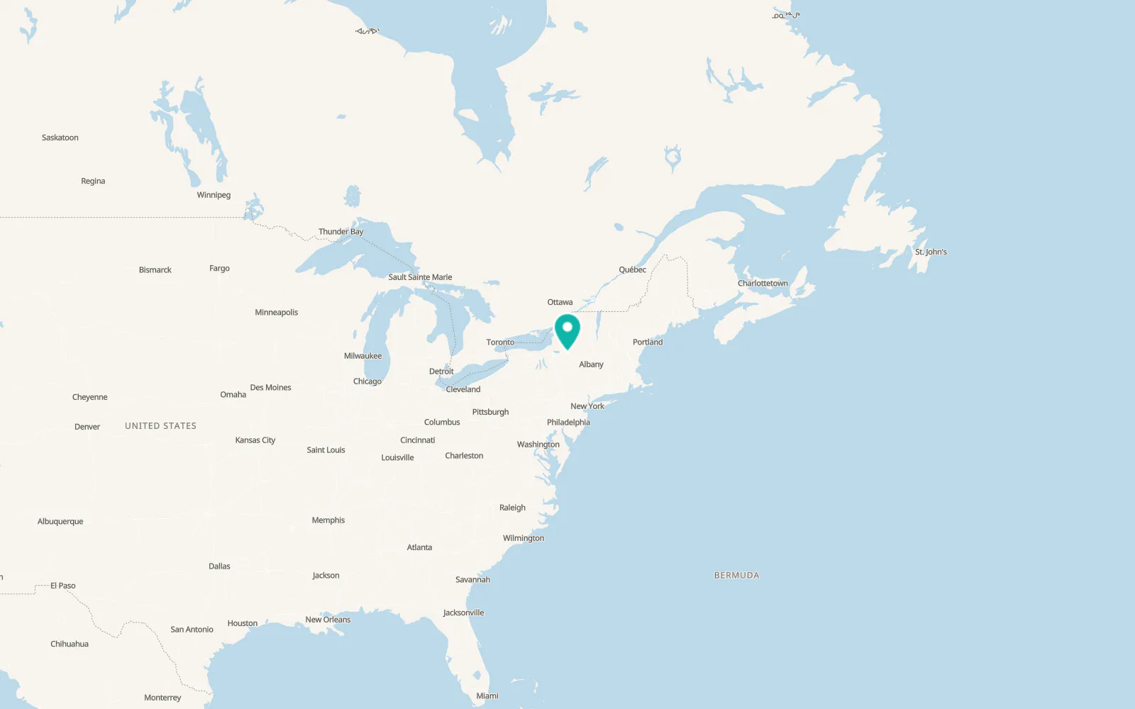 Map of Utica