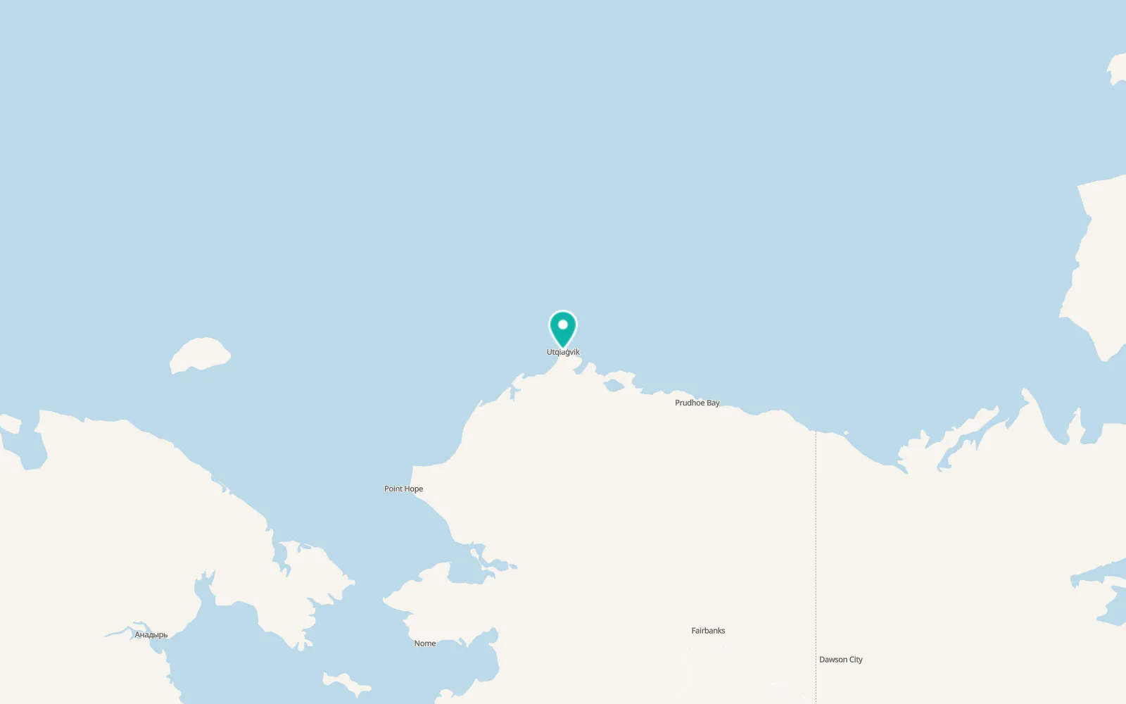Map of Utqiagvik