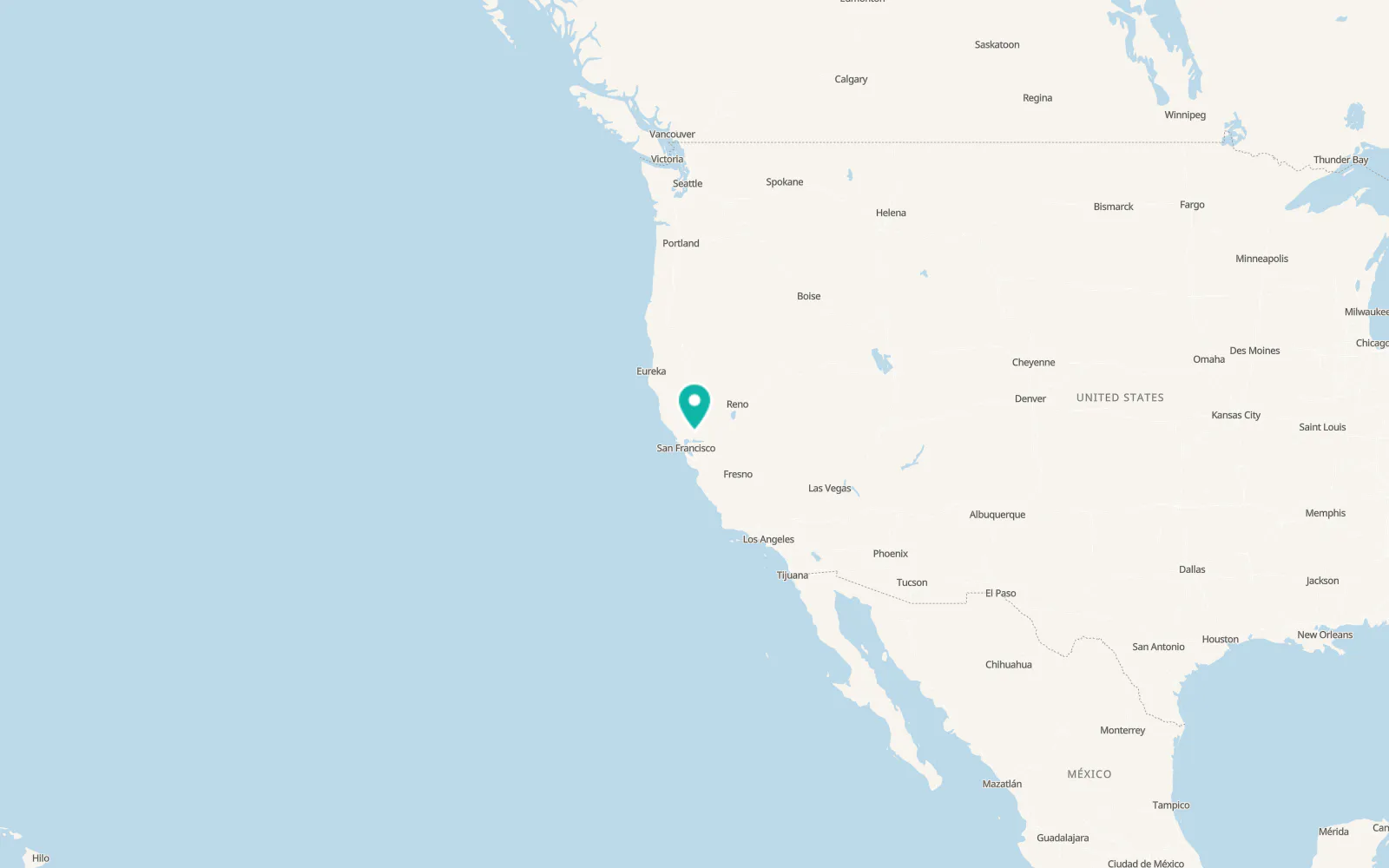 Map of Vacaville