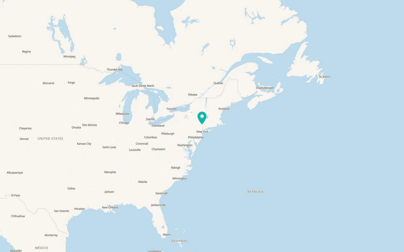Map of Vails Gate