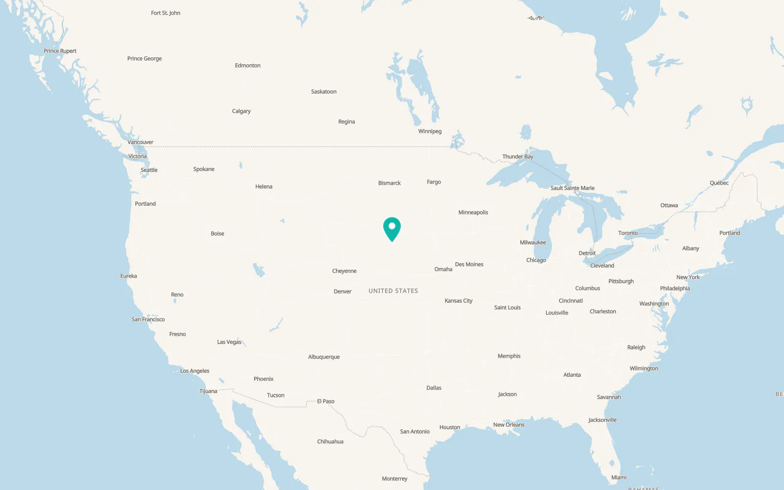 Map of Valentine