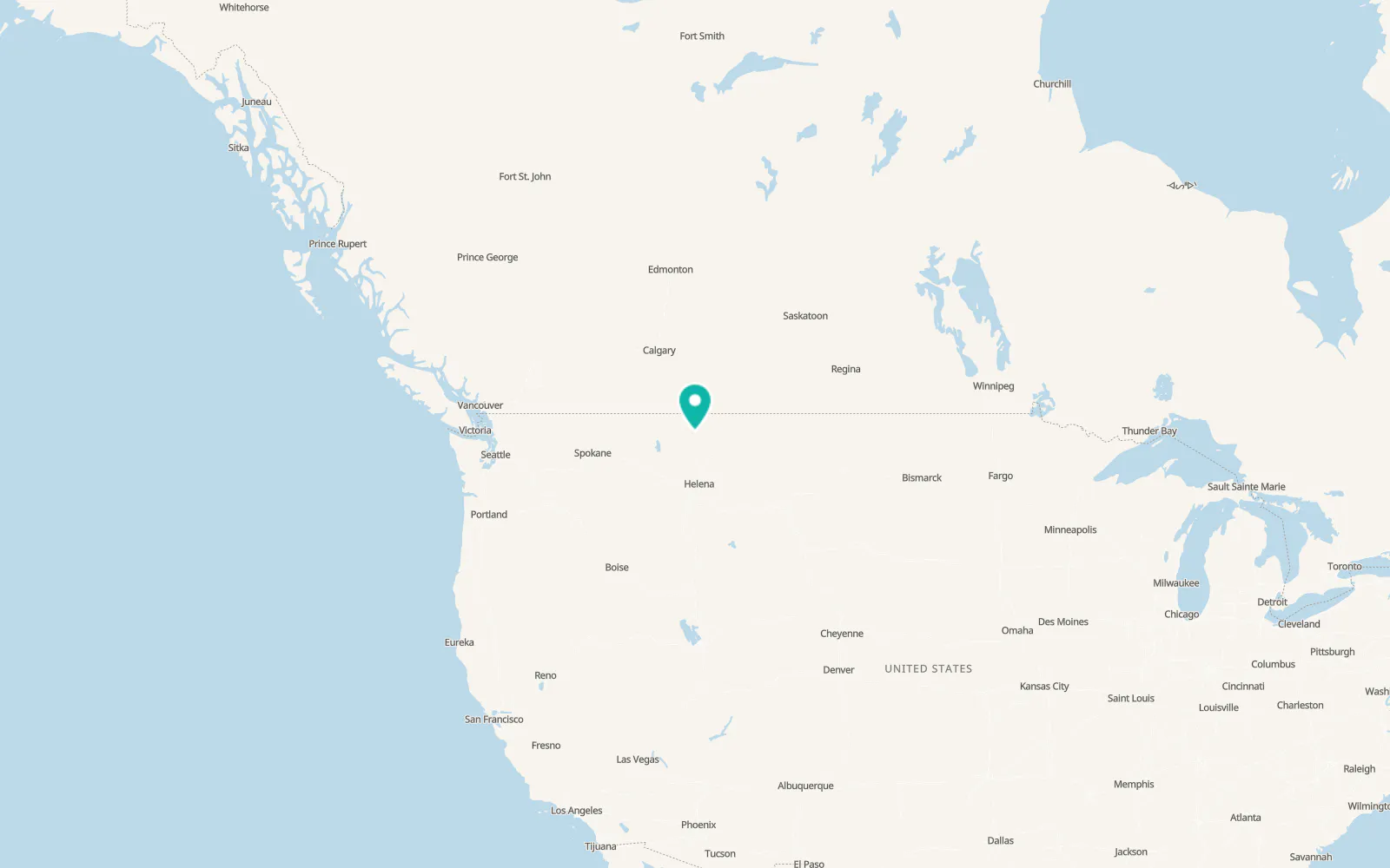 Map of Valier