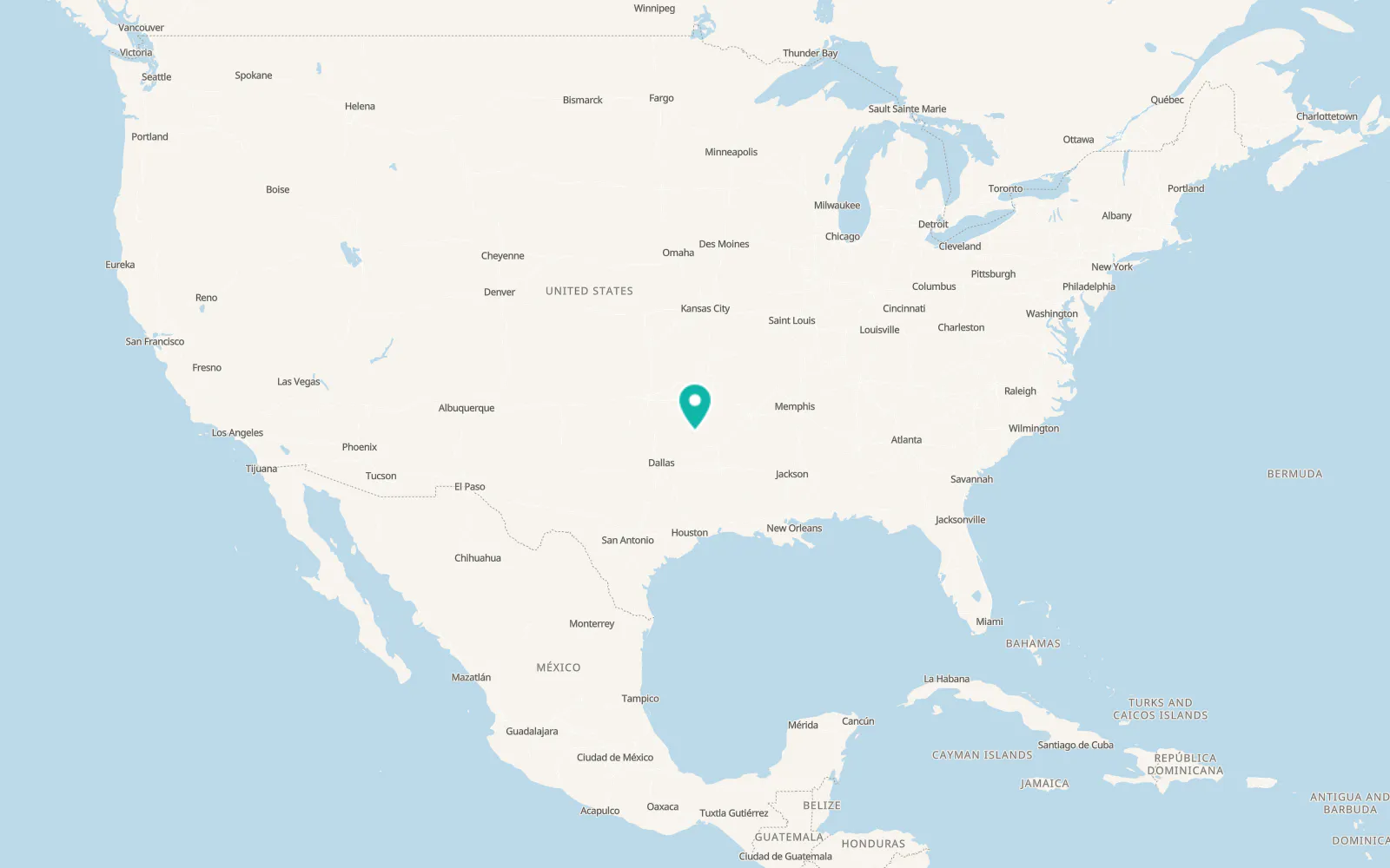 Map of Valliant