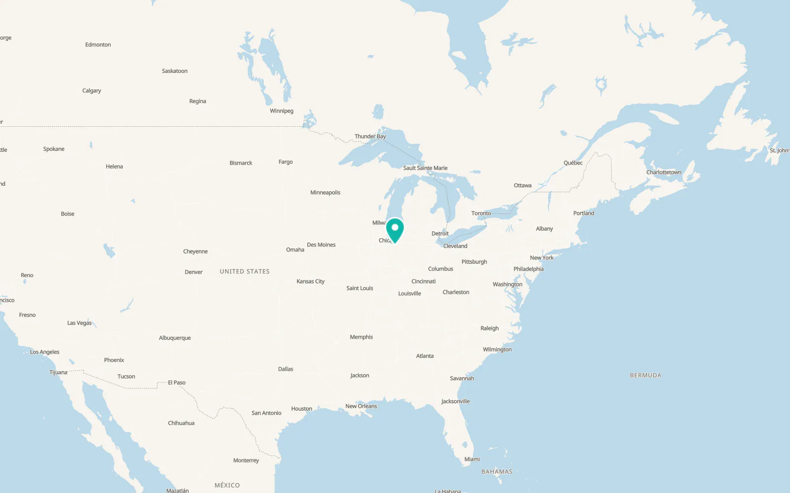 Map of Valparaiso