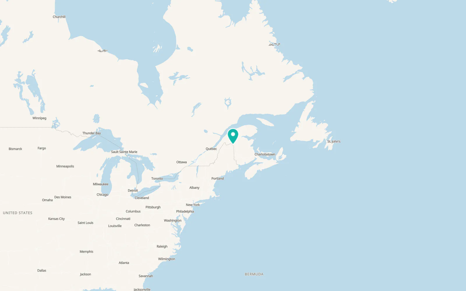 Map of Van Buren