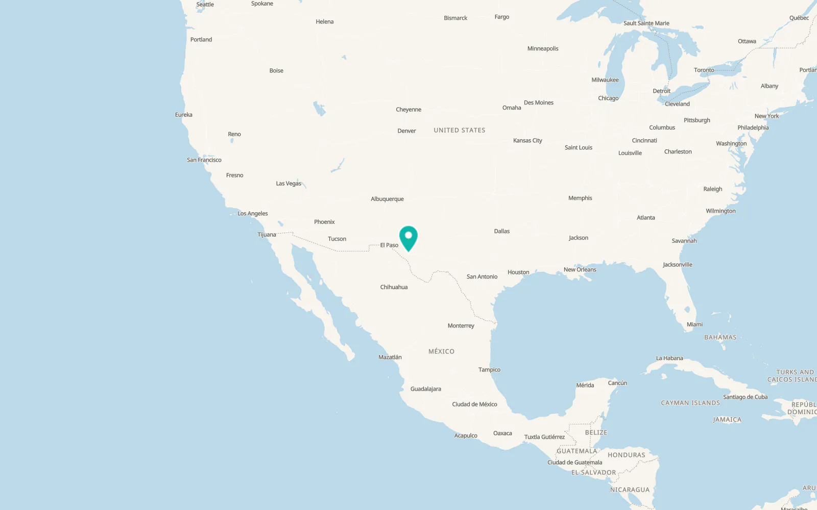 Map of Van Horn