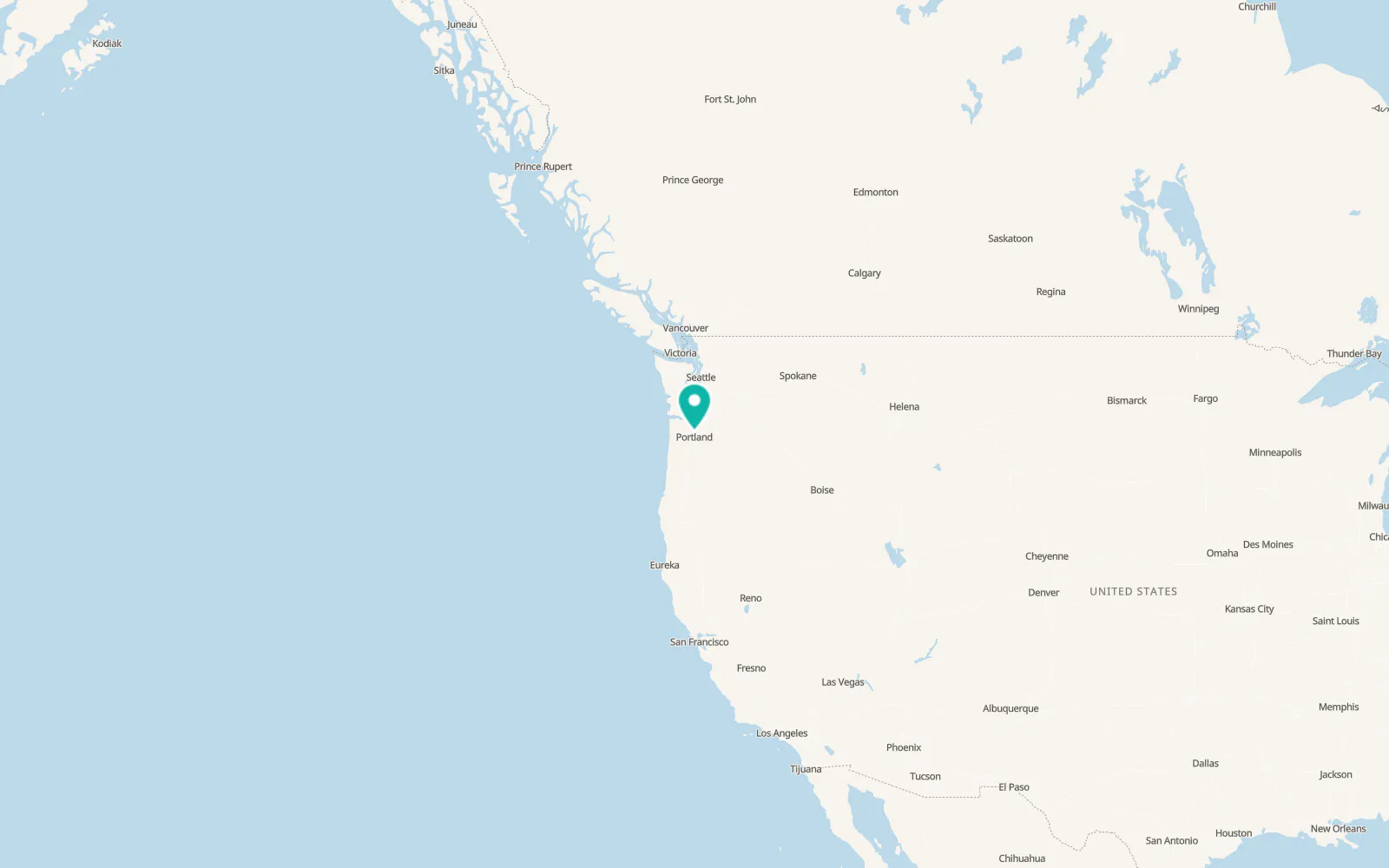 Map of Vancouver