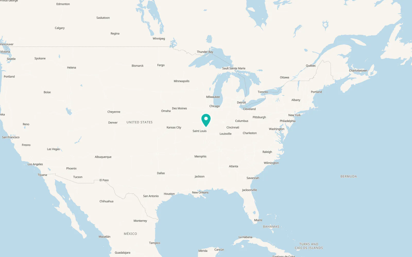 Map of Vandalia