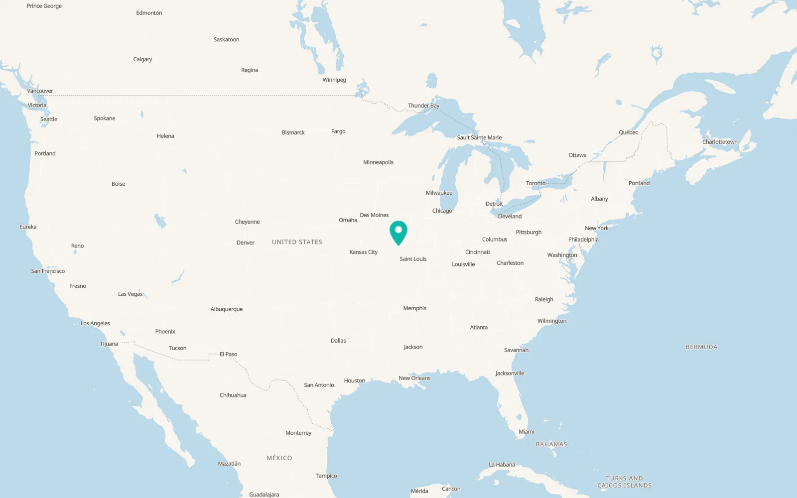 Map of Vandalia