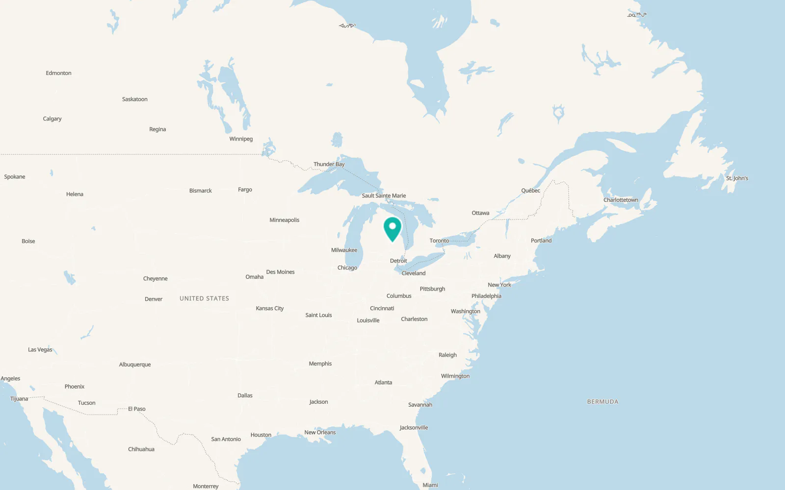 Map of Vassar