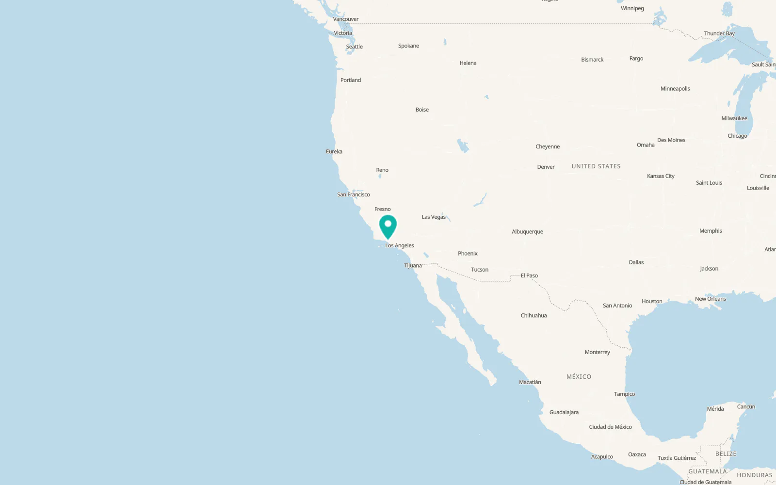 Map of Ventura