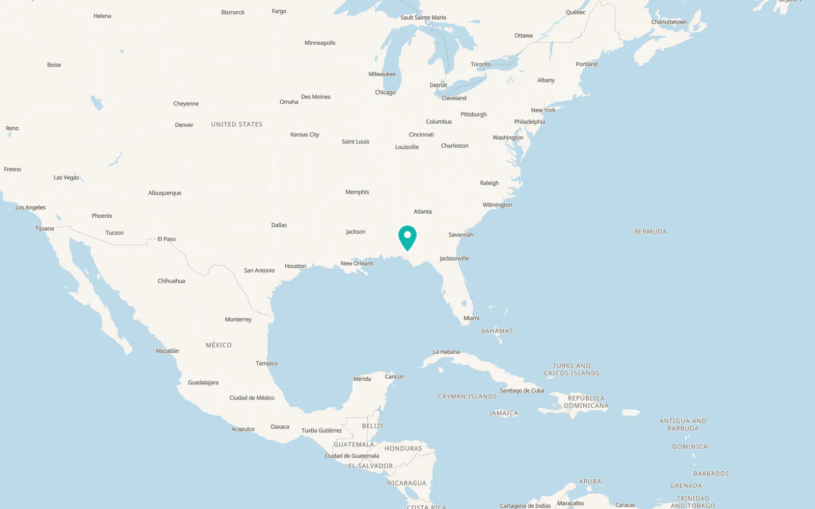 Map of Vernon