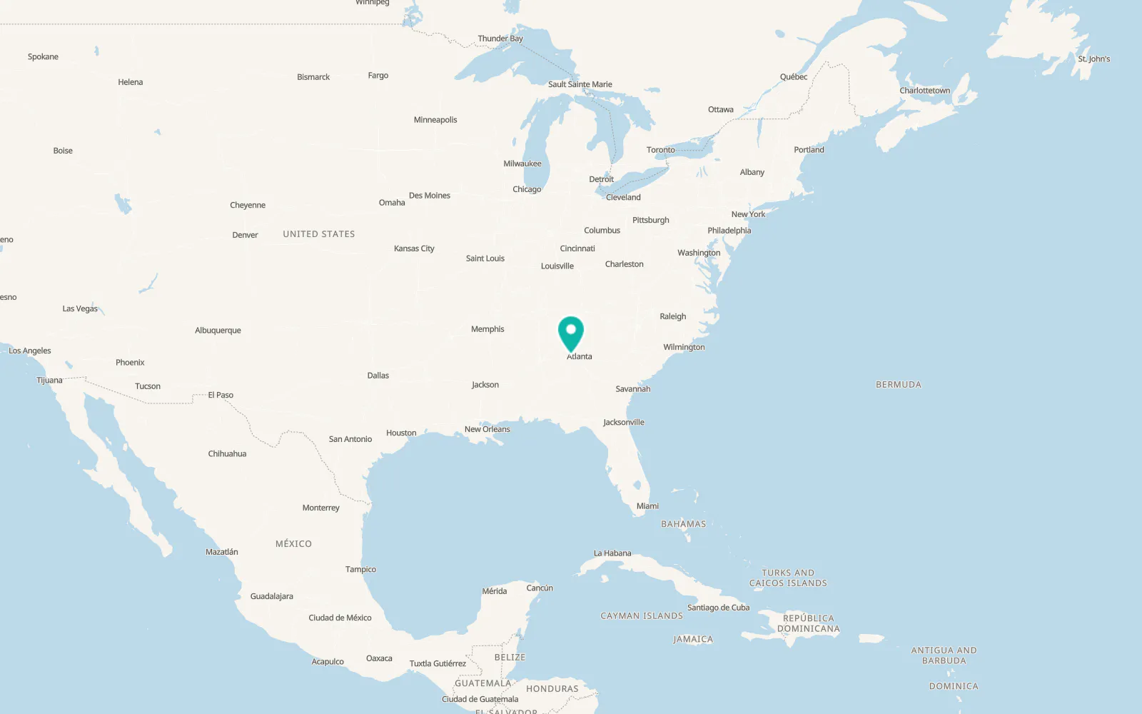 Map of Villa Rica
