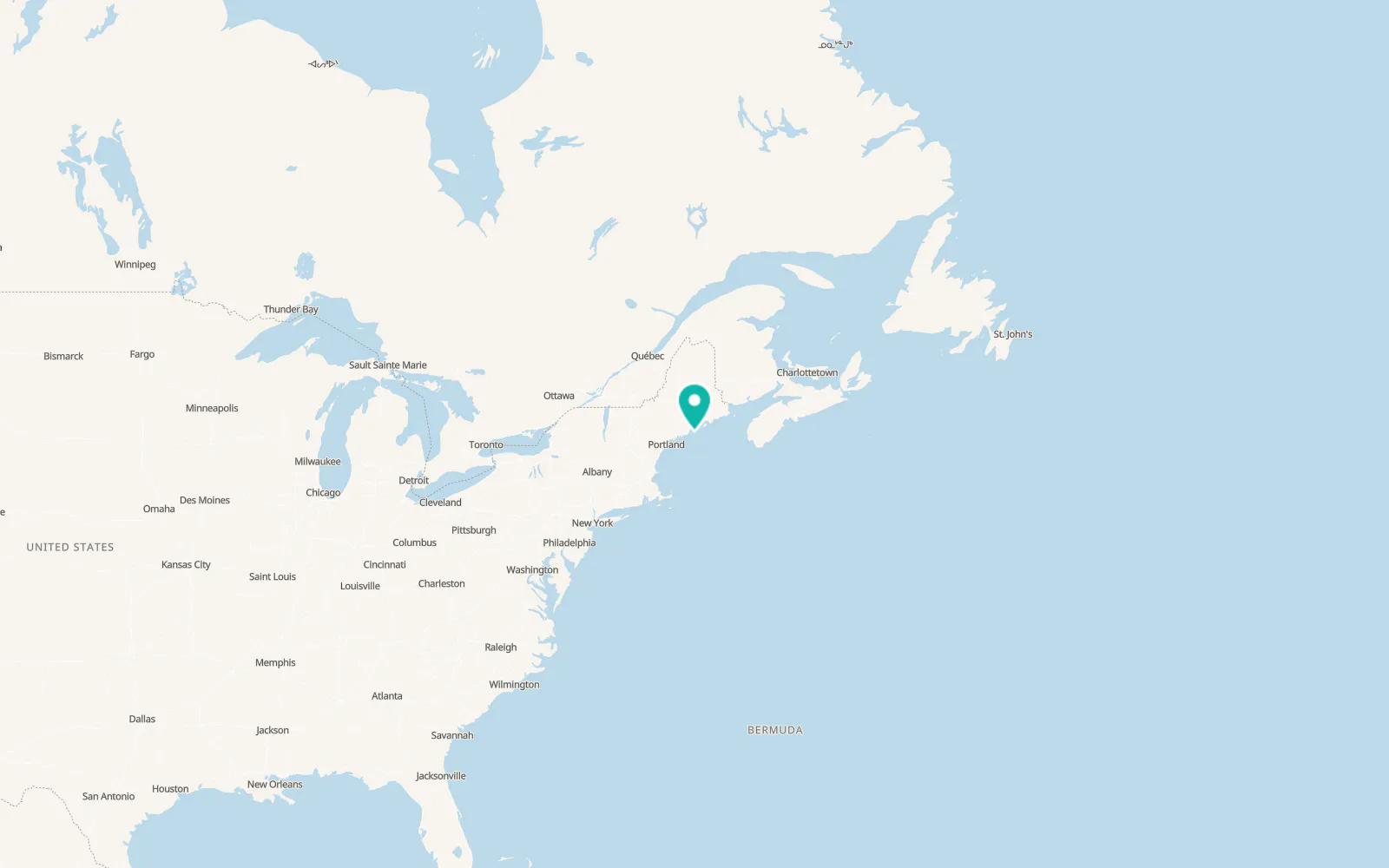 Map of Vinalhaven