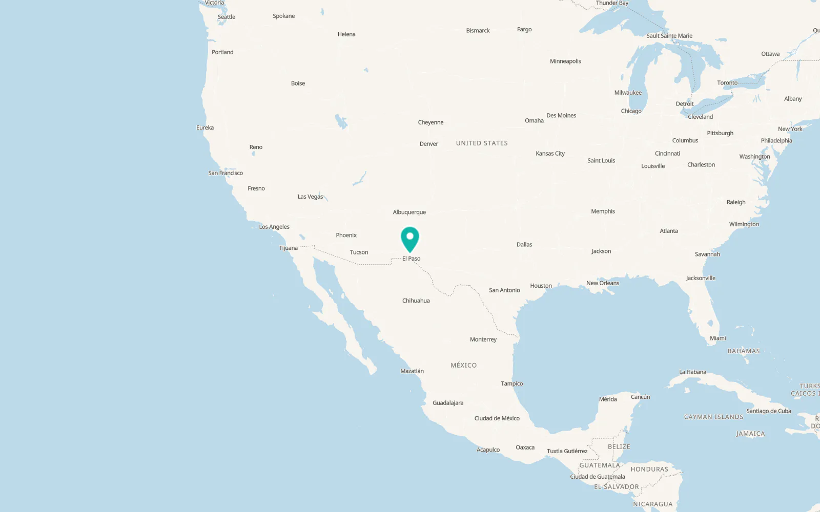 Map of Vinton