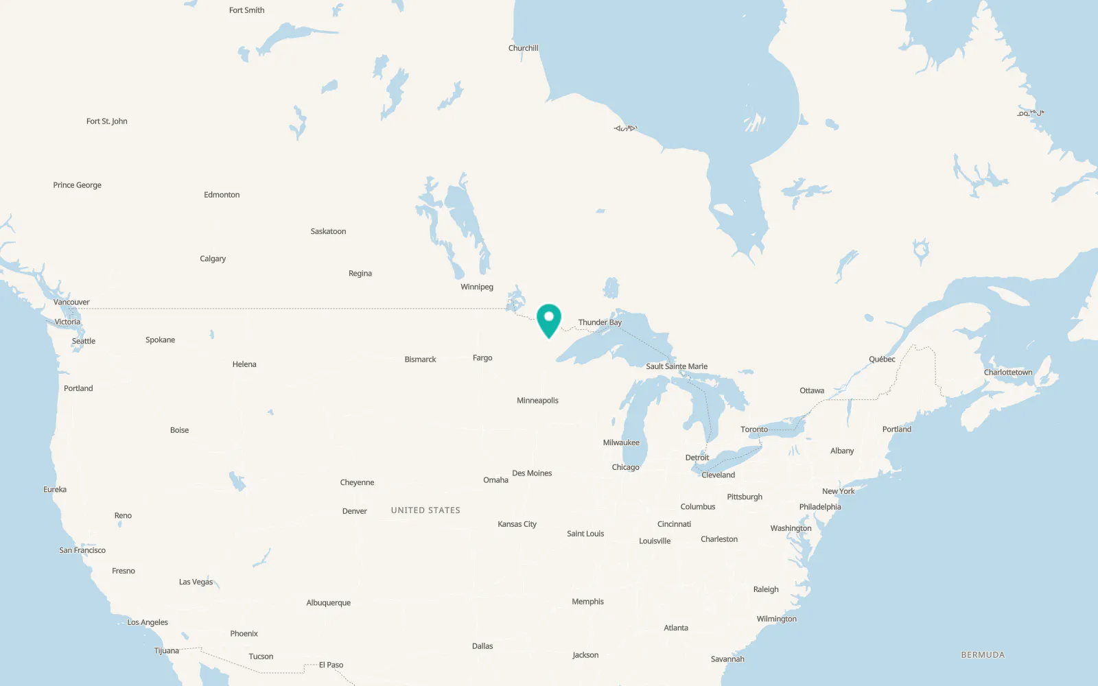 Map of Virginia