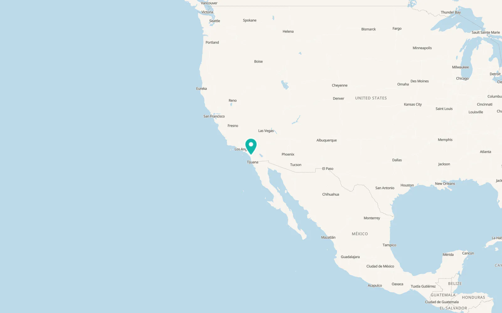 Map of Vista