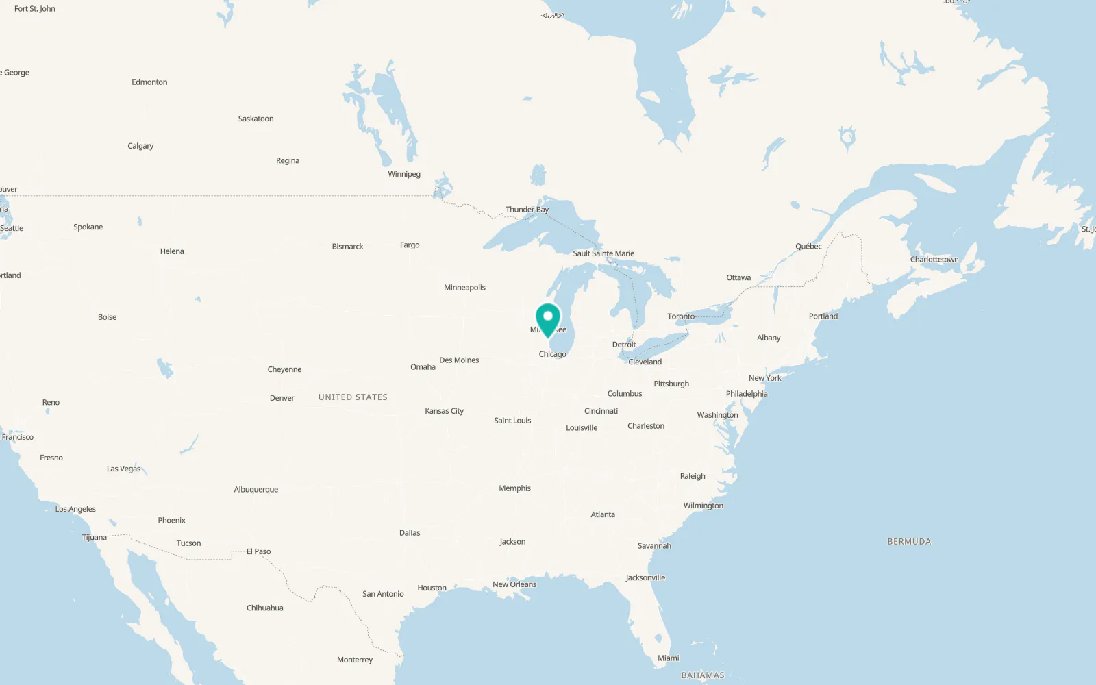 Map of Wadsworth