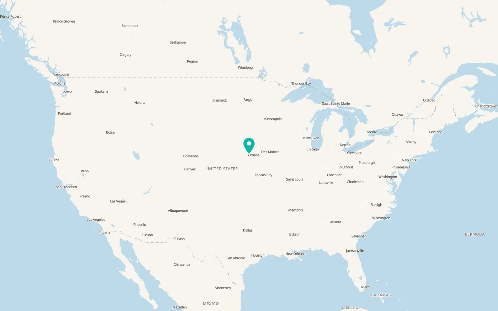Map of Wahoo
