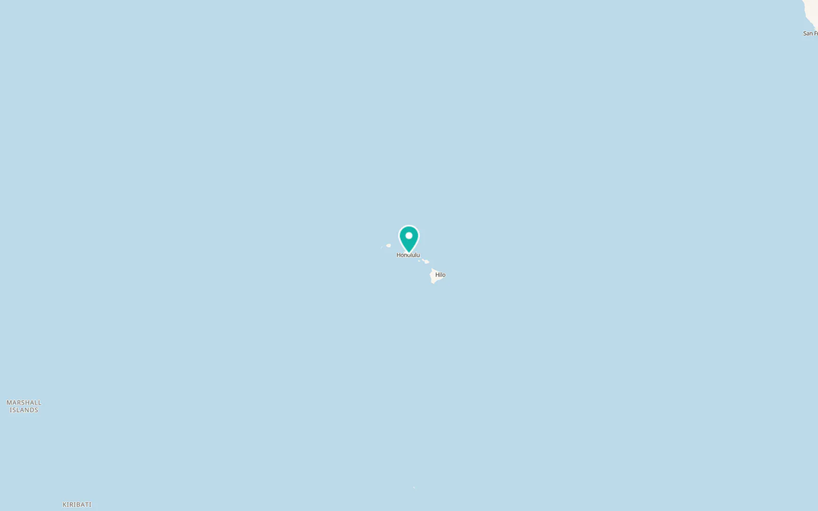 Map of Waialae - Kahala