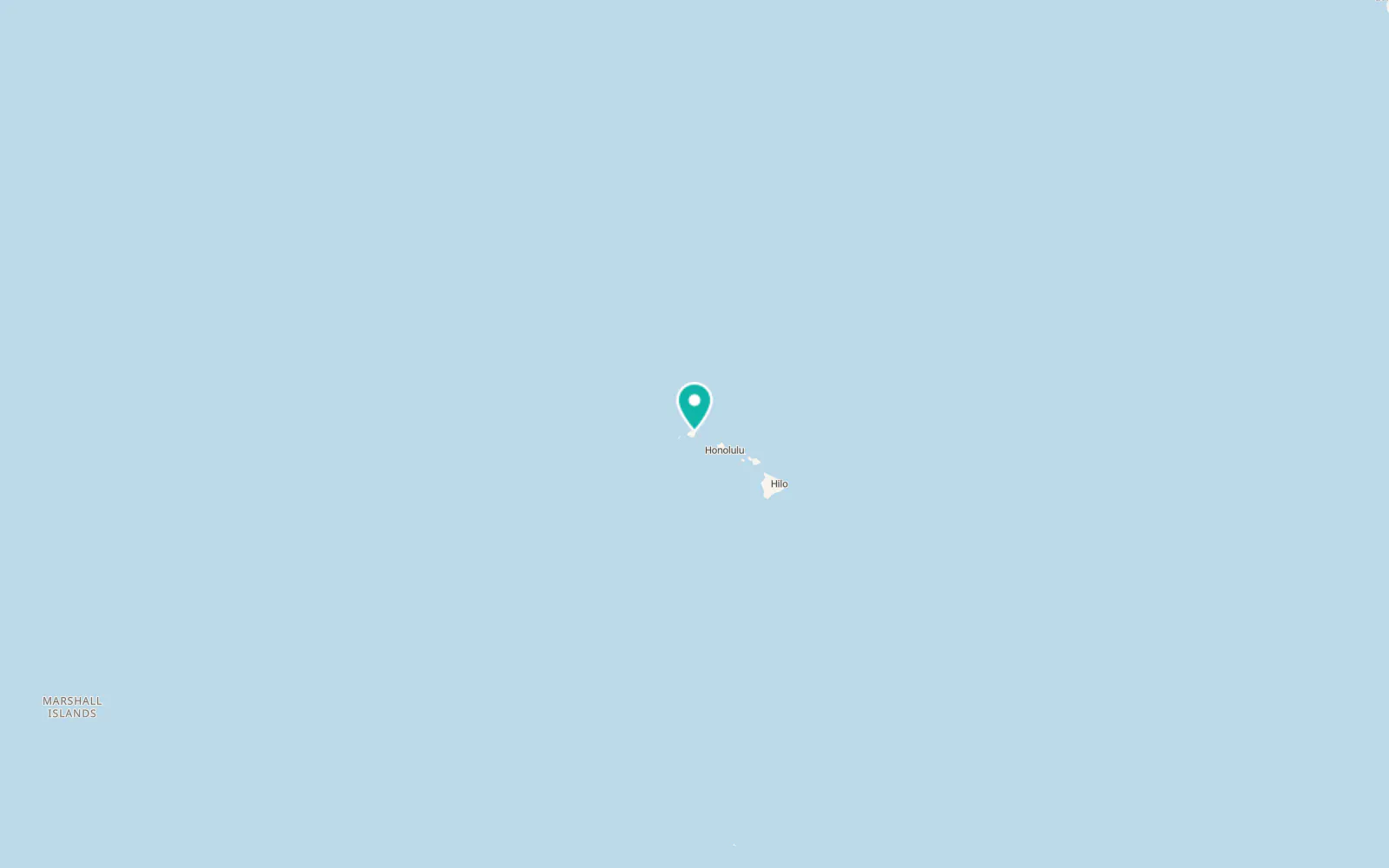 Map of Wailua Homesteads