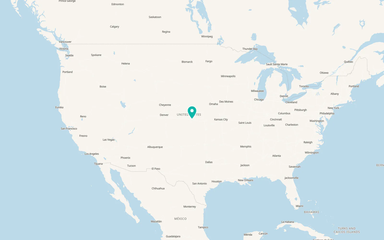 Map of WaKeeney