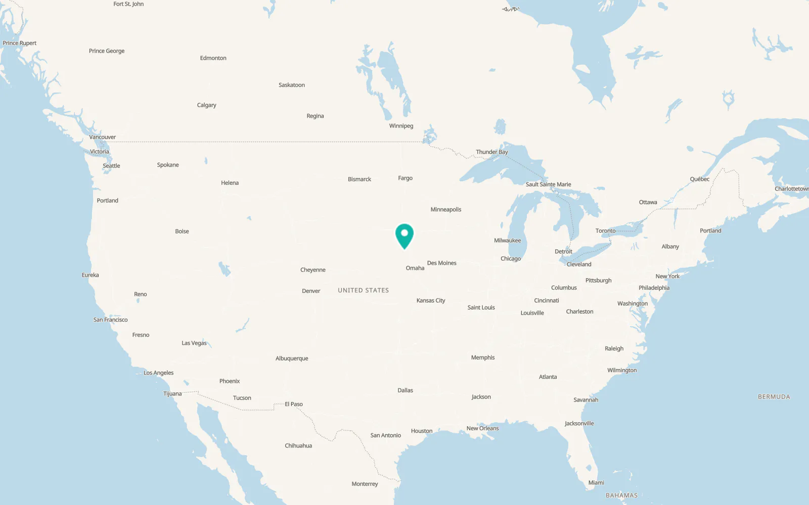 Map of Wakefield