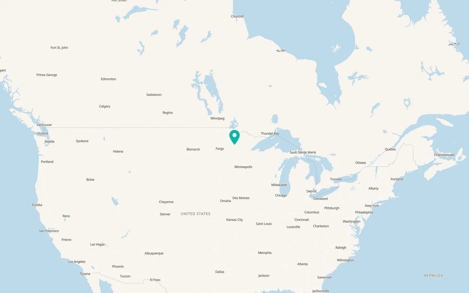Map of Walker