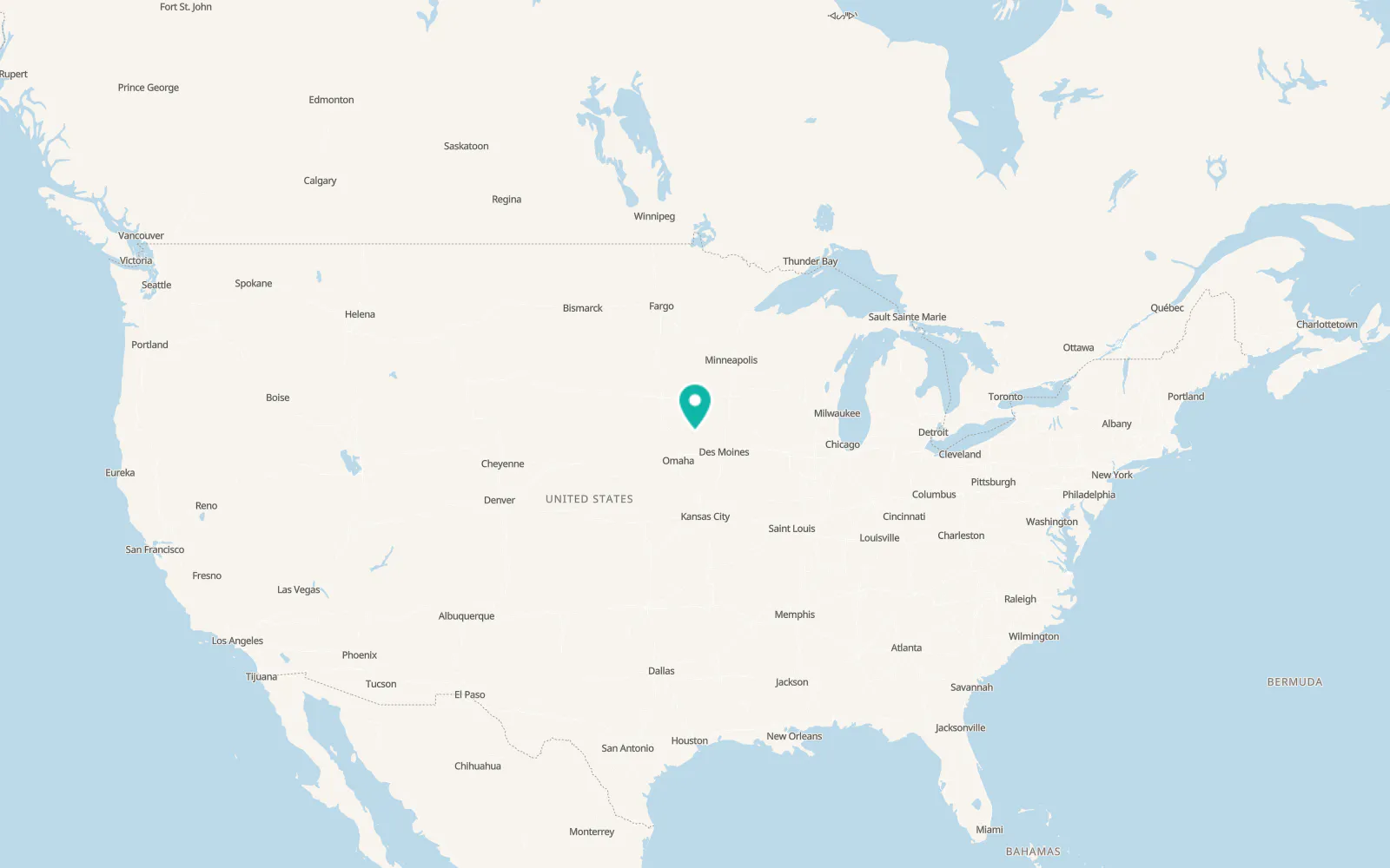 Map of Wall Lake