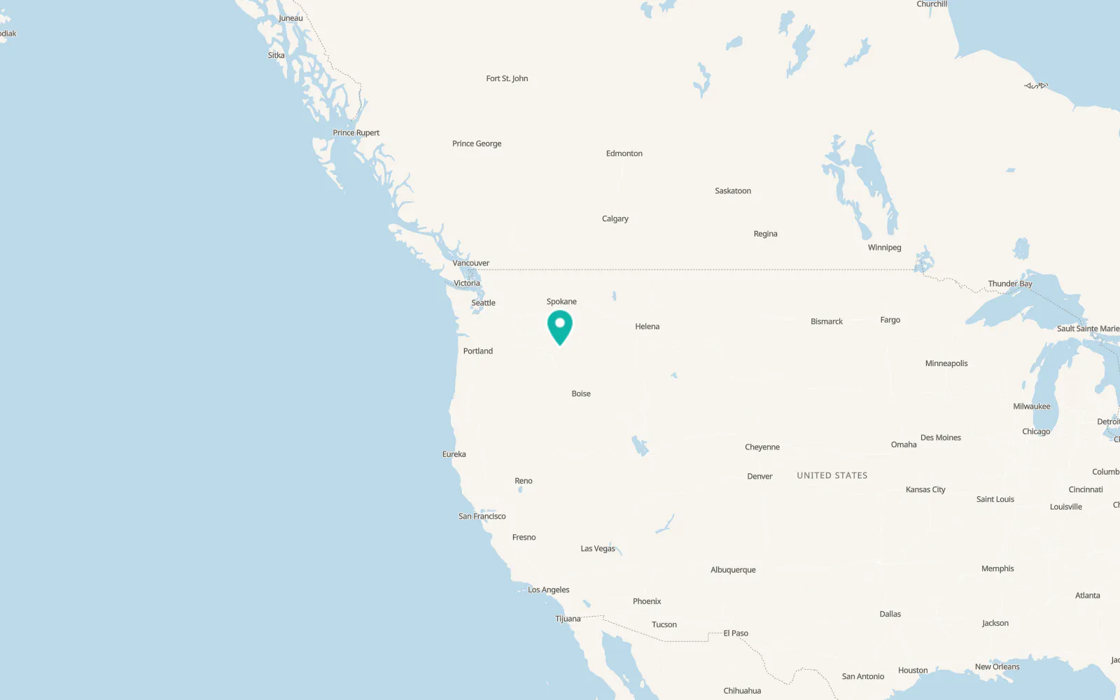Map of Wallowa