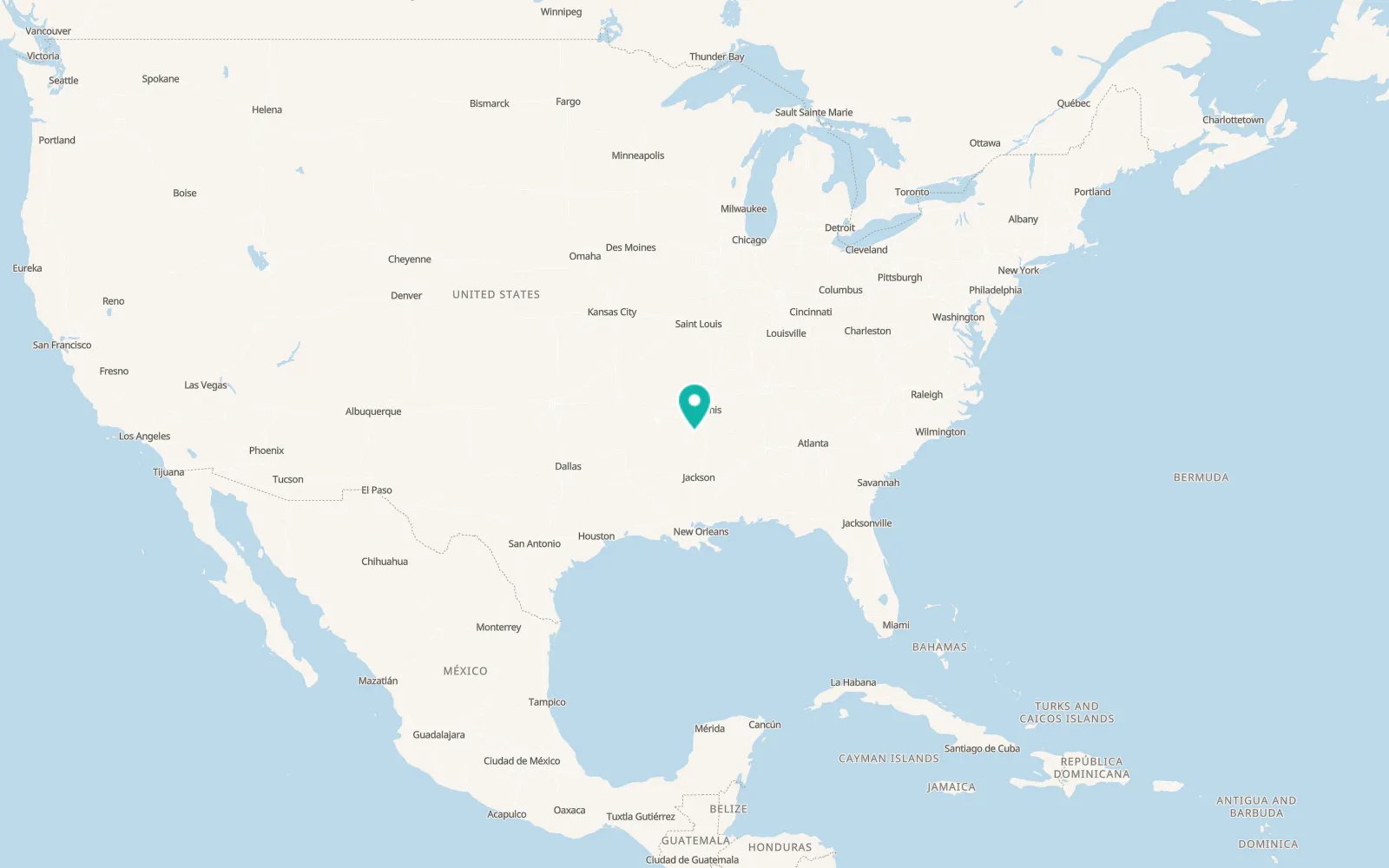 Map of Walnut