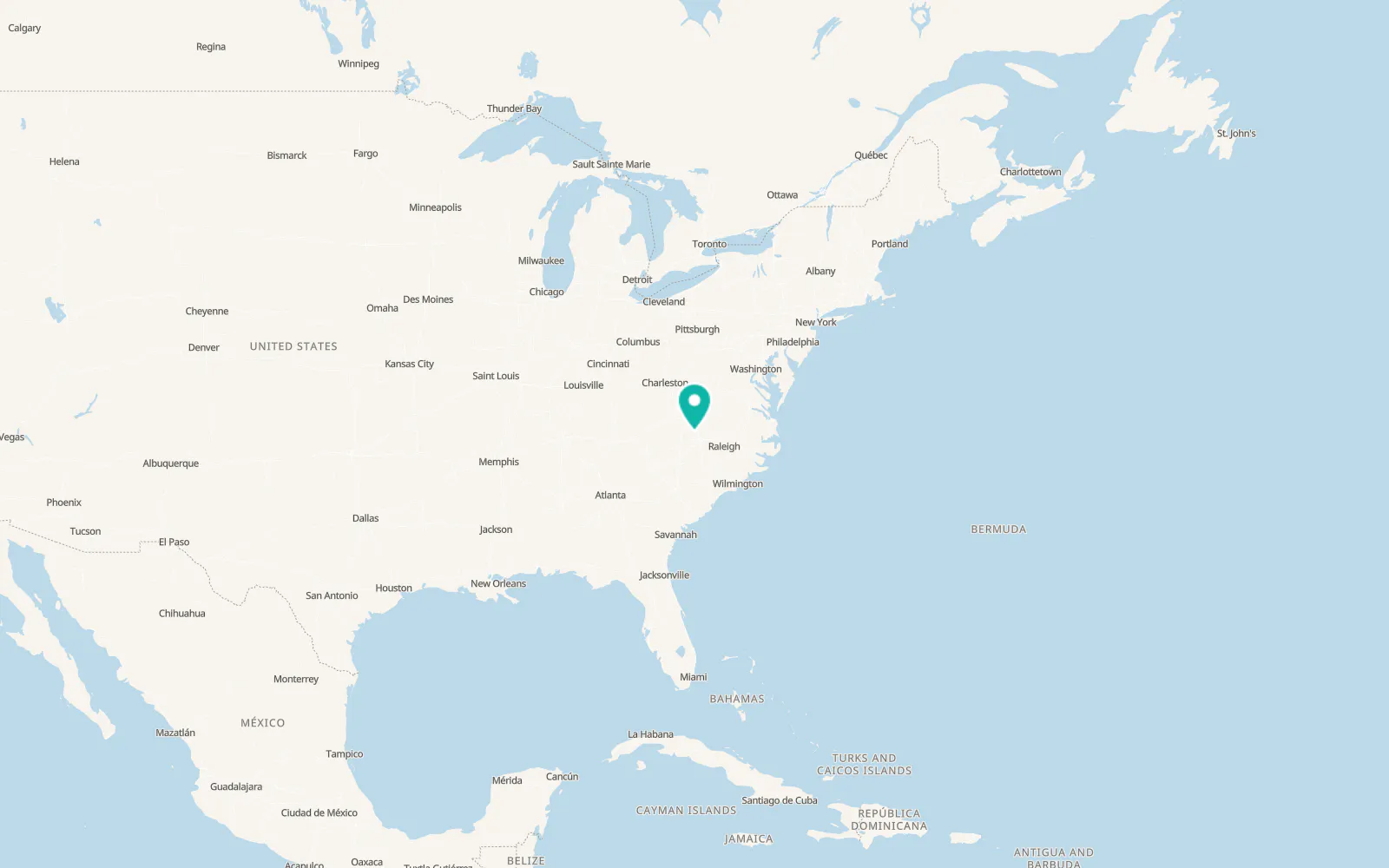 Map of Walnut Cove